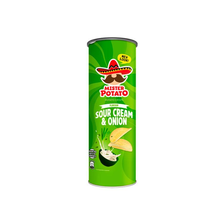 Mister Potato Sour Cream &amp; Onions 160g