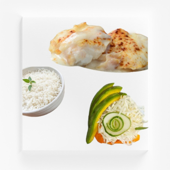 Filete de pescado gratinado