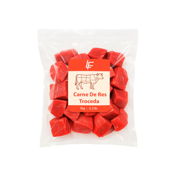 Carne de res troceada 1kg